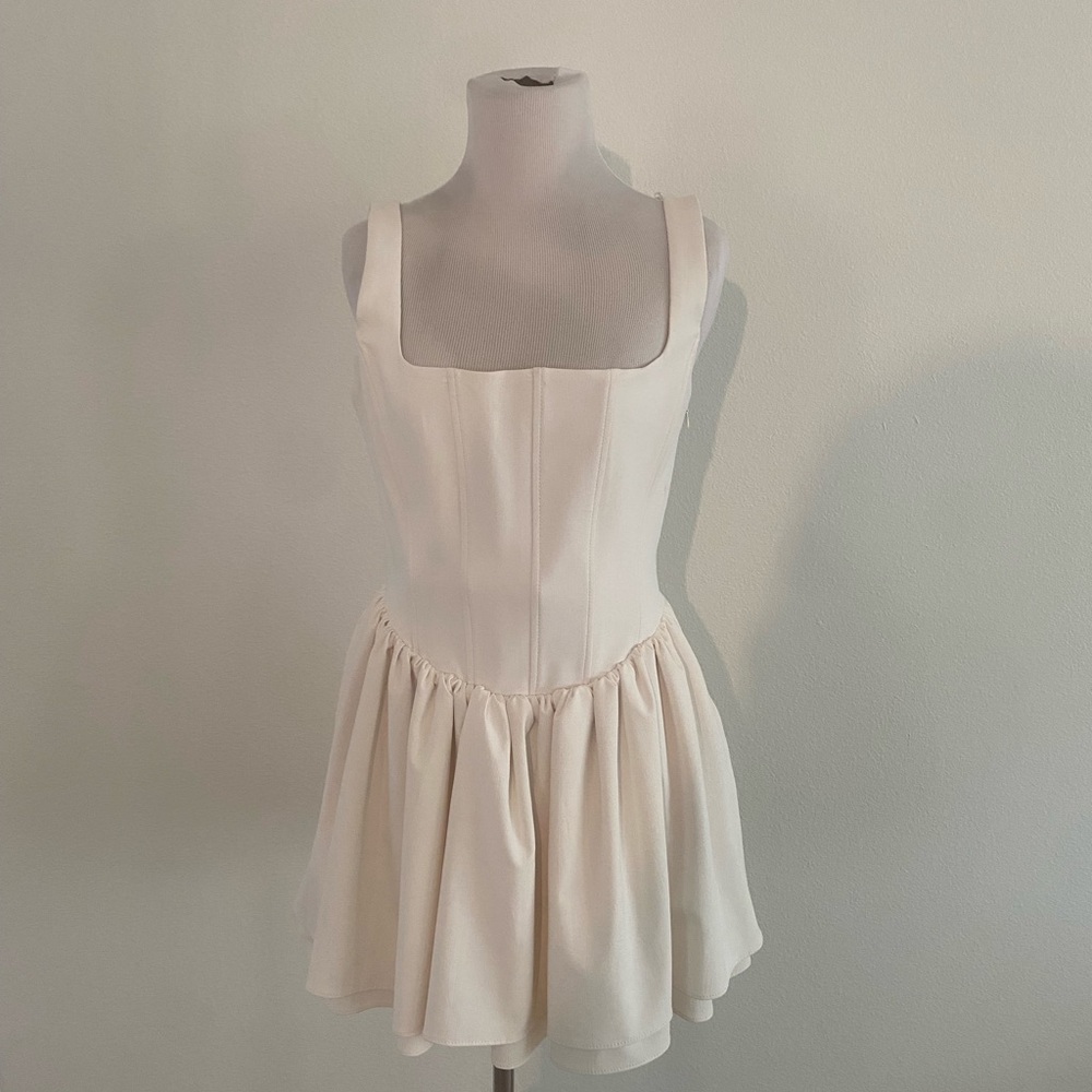 Zara Cream Mini Dress